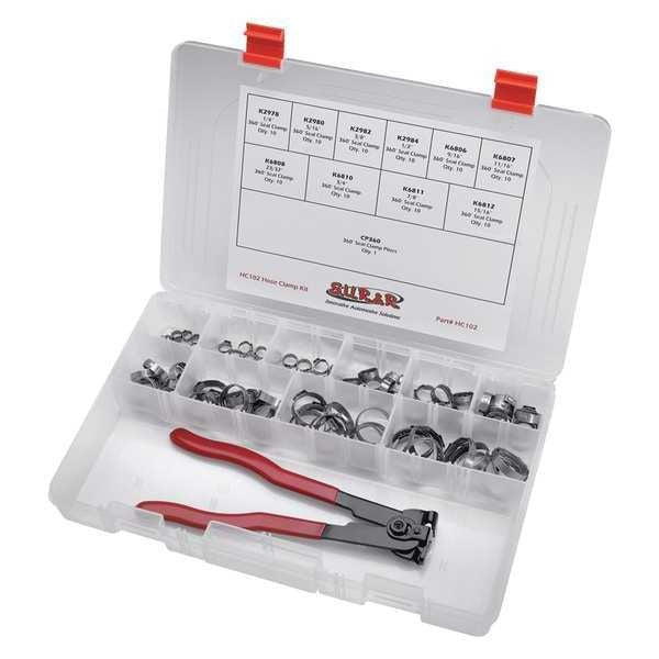 Seal Clamp Kit, 101 Pieces, Fuel Line Type
