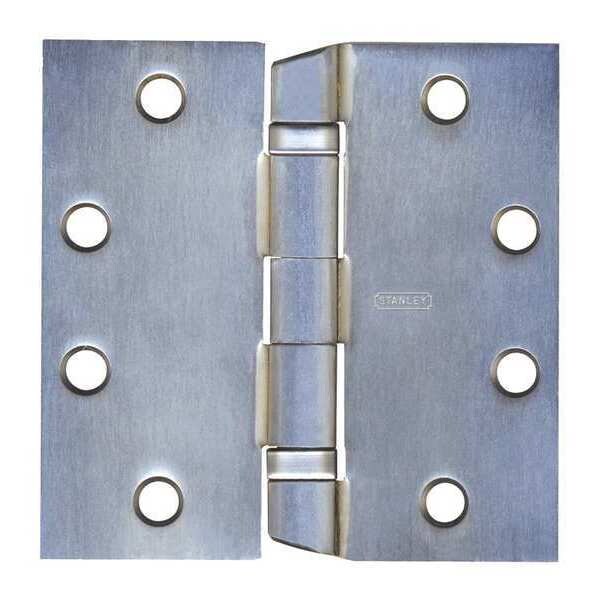1 25/32 in W x 4 1/2 in H Satin Chrome Door and Butt Hinge