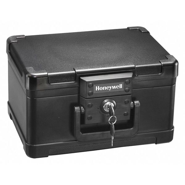 Fire Rated Chest Safe, 0.15 cu ft, 18.3 lb, Key Lock