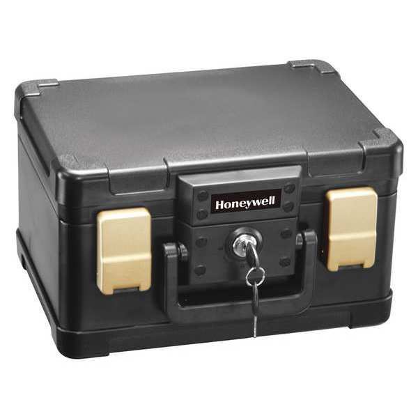 Fire Rated Chest Safe, 0.15 cu ft, 18.9 lb, Key Lock