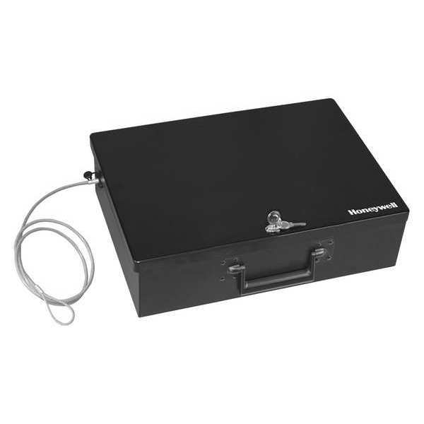 Fire Rated Security Box, 0.48 cu ft, 9.1 lb, Keyed Lock