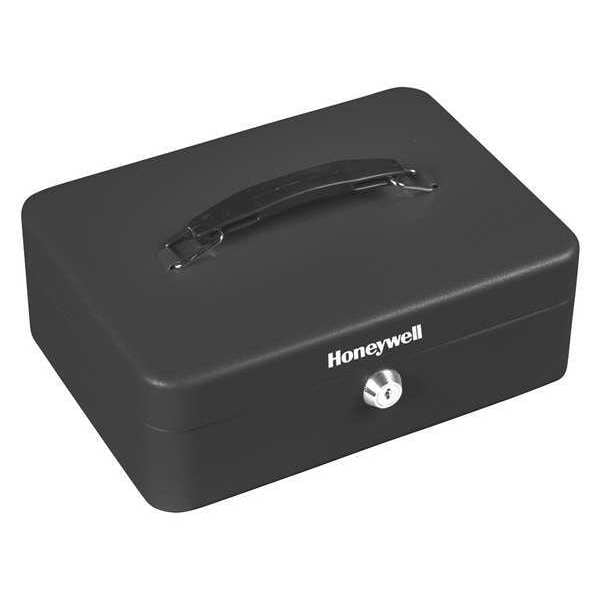 Cash Depository Safe, 0.14 cu ft, 2.6 lb, Black, Steel, 2.78 mm Thick
