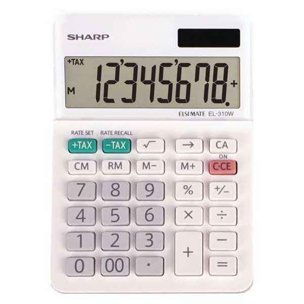 Desktop Calculator, LCD, 8 Display Digits