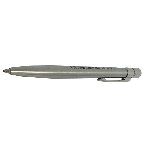 Metal Case Pen, Black Ink, W/Clip, PK50