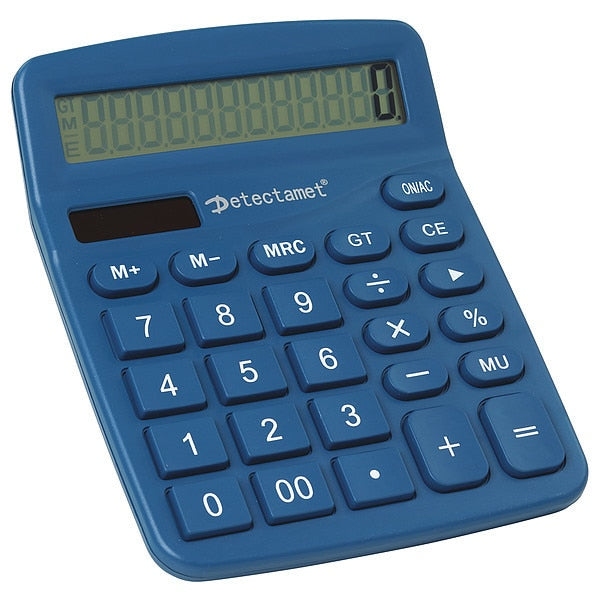 Detectable Calculator, Portable, LCD, 8 Digits, 4-1/3