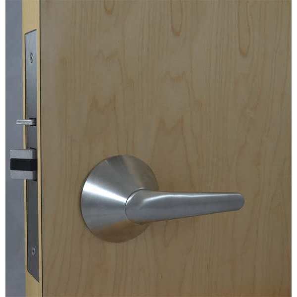 Door Lever Lockset, Mortise, Mechanical