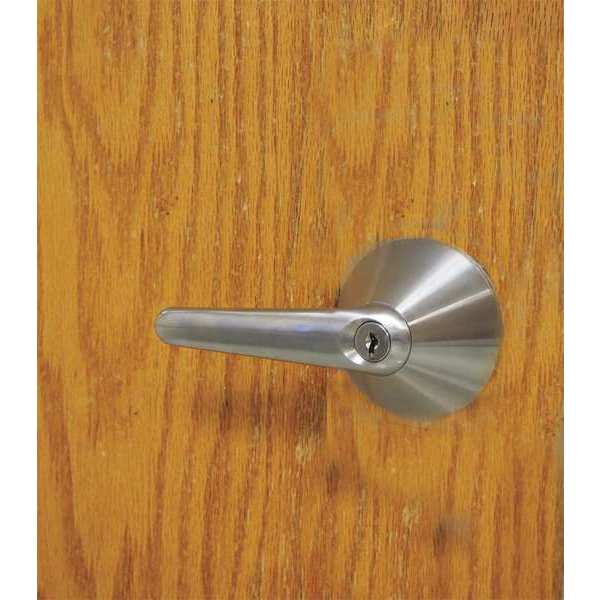 Door Lever Lockset, Cylindrical, Mech