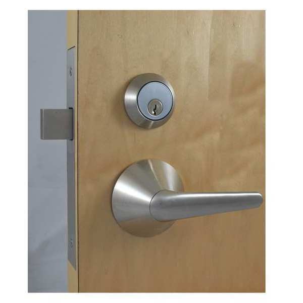 Door Lever Lockset, Cylindrical, Mech