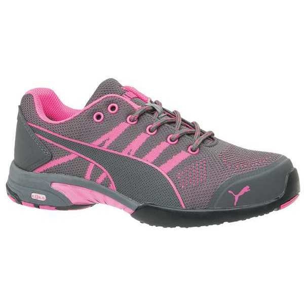 Size 8 Women's Athletic Shoe Steel Work Shoe, Gray