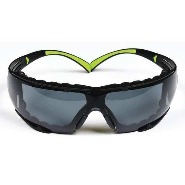 Safety Glasses, Traditional Gray Polycarbonate Lens, Anti-Fog