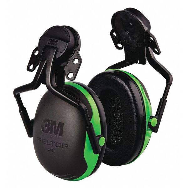 Hard Hat Mounted Ear Muffs, 21 dB, Peltor X1, Orange