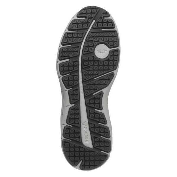Size 9-1/2W Men's Athletic Shoe Steel Work Shoe, Navy