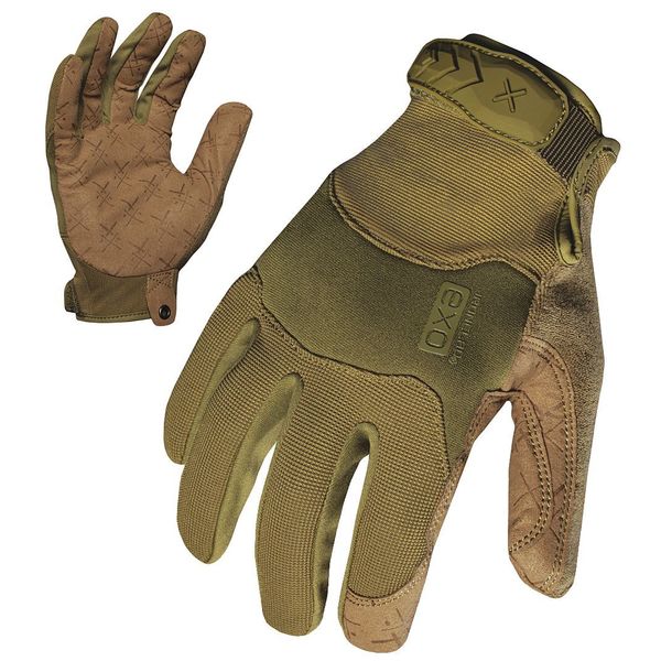 Tactical Glove, Size 2XL, Green, PR