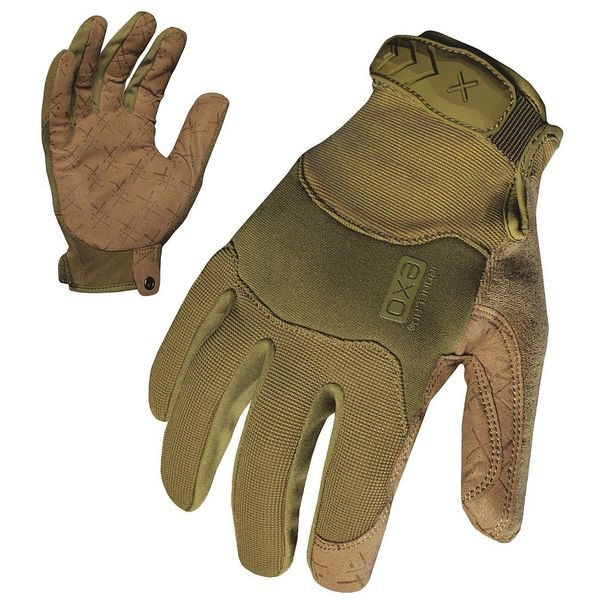 Tactical Glove, Size XL, Green, PR