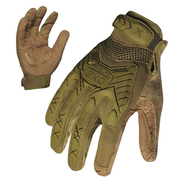 Tactical Glove, Size L, Green, PR