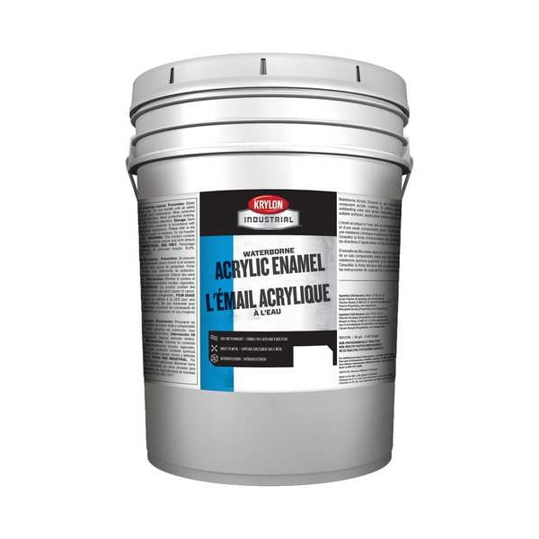 Interior Paint, Semi-Gloss, AcrylicBase, White, 5 gal