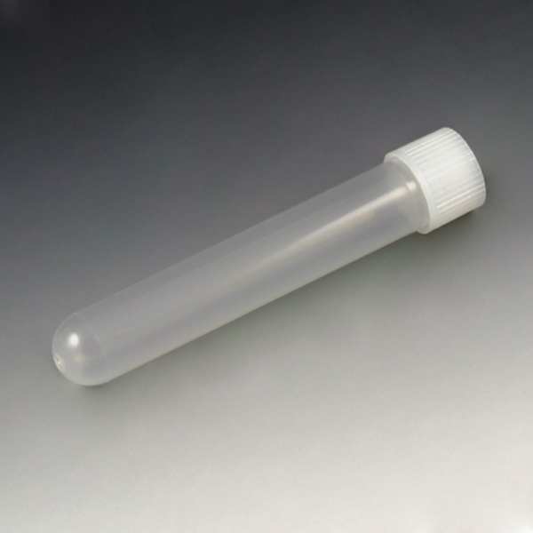 Test Tube with Cap, 12mL, 100mmL, PP, PK1000
