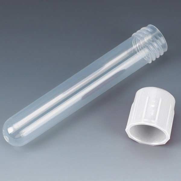 Test Tube with Cap, 5mL, 75mm L, PP, PK1000