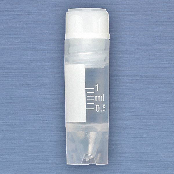 Cryogenic Vial, 12.5mm Dia, Clear, PK500