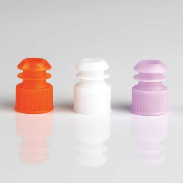 Flange Cap, Red, Polyethylene, PK1000