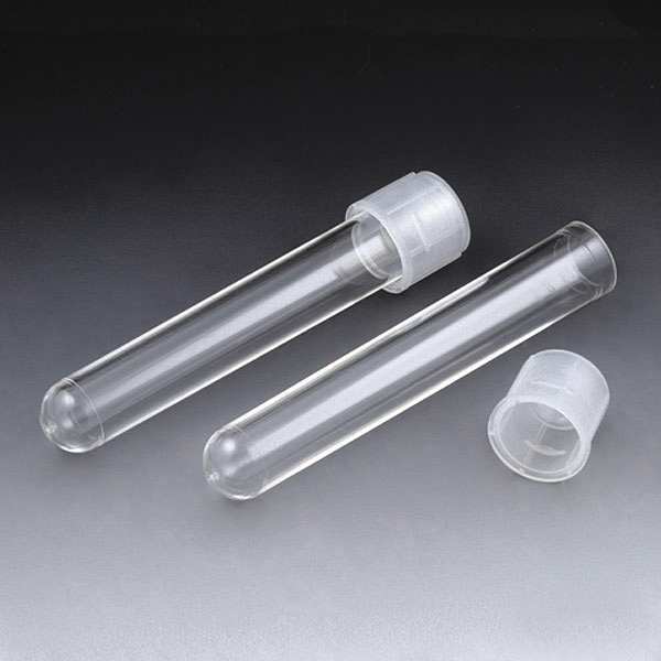 Culture Tube, 5mL, 75mm L, PS, PK500