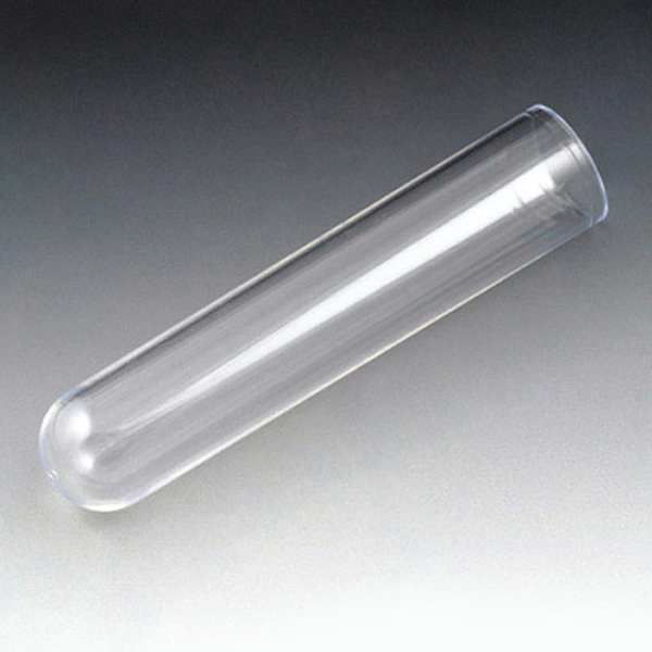 Test Tube, 8mL, 75mm L, PS, PK1000