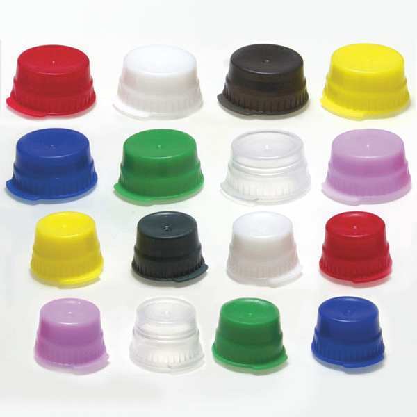 Snap Cap, Yellow, Polyethylene, PK1000