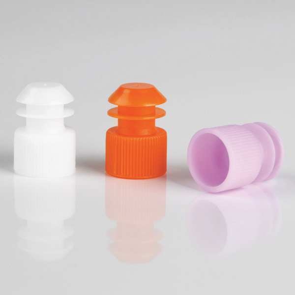 Flange Cap, Clear, Polyethylene, PK1000