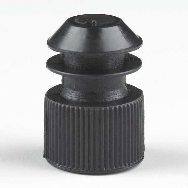 Flange Cap, Black, Polyethylene, PK1000