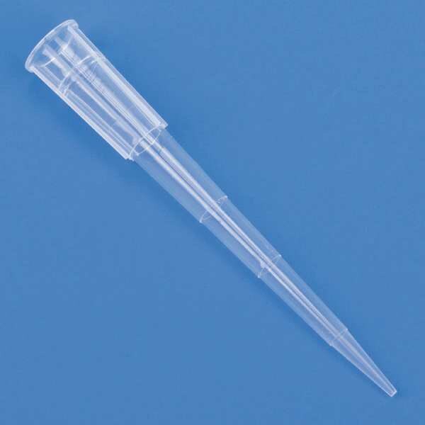 Pipette Tip, 1 to 200uL, 54mm H, PK960