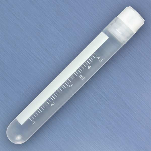 Cryogenic Vial, 89.4mm H, Clear, PK500