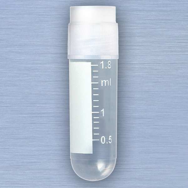 Cryogenic Vial, 45.9mm H, Clear, PK500