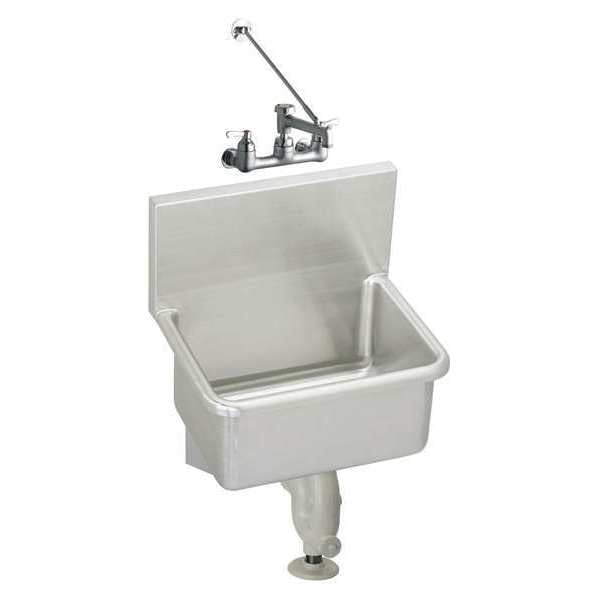 17 1/2 in W x 21 in L x 12 in H, Wall , Stainless Steel ,