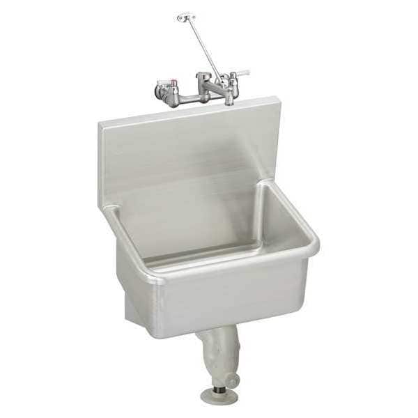 19 1/2 in W x 25 in L x 12 in H, Wall , Stainless Steel ,