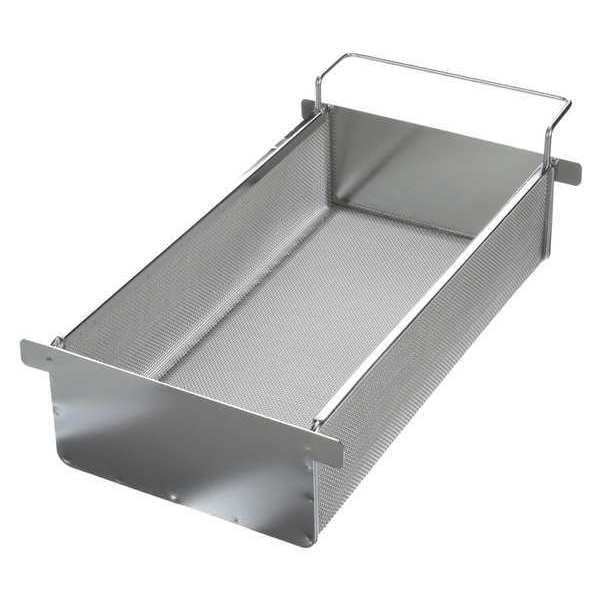 Silver Rectangular Parts Washing Basket, Stainless Steel