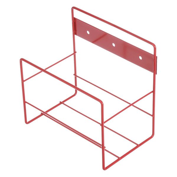 Red Rectangular Storage Basket, Steel