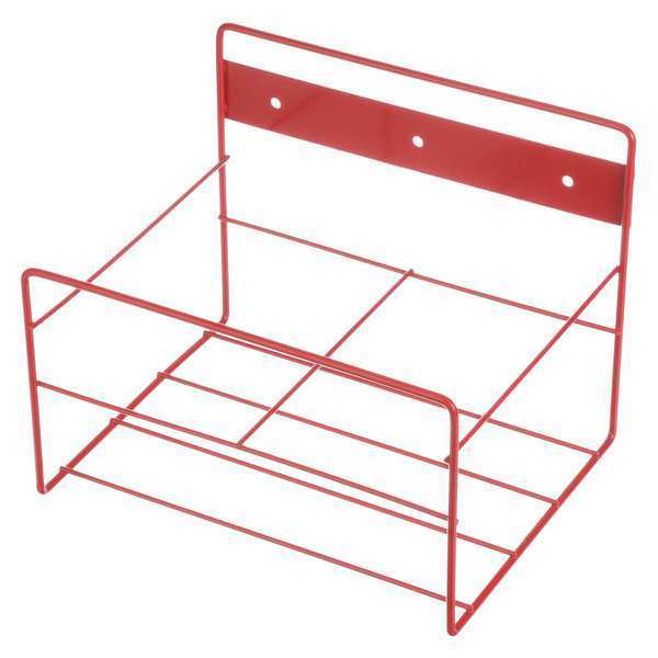Red Rectangular Storage Basket, Steel
