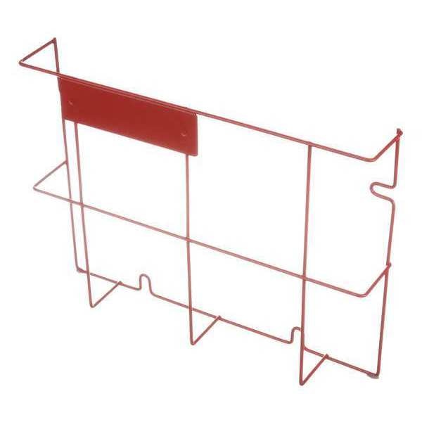 Red Rectangular Storage Basket, Steel