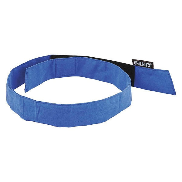 Bandana, Blue, Solid, Hook-and-Loop