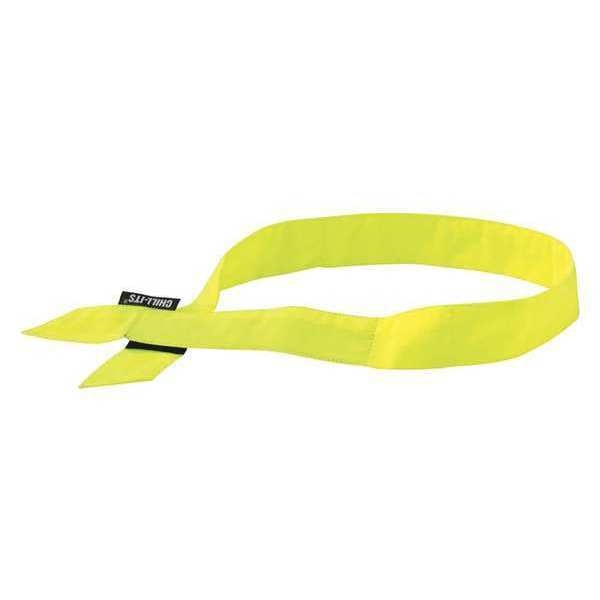 Bandana, Lime, Solid, Hook-and-Loop