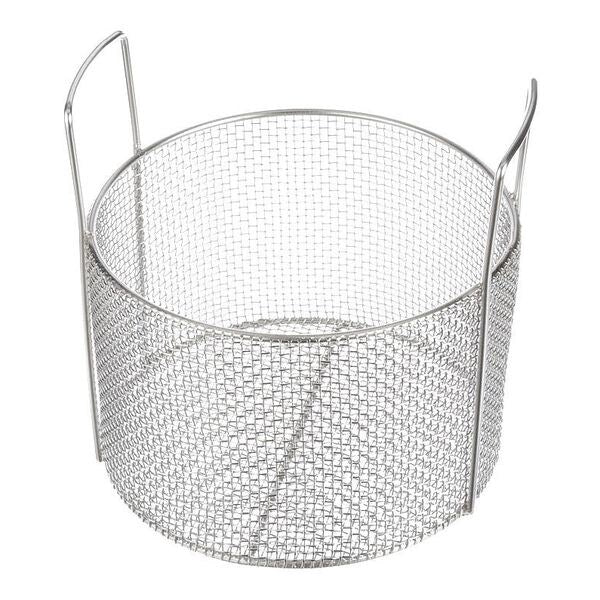 Silver Round Parts Washing Basket, Stainless Steel
