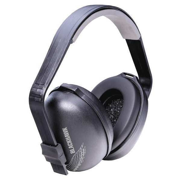 Multi-Position Ear Muffs, 27 dB, Black Hawk, Black/Silver