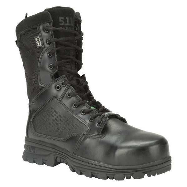Size 5 Men's 8 in Work Boot Composite Work Boot, Black
