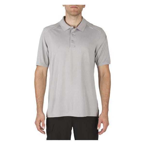 Helios Polo, XL, Heather Gray