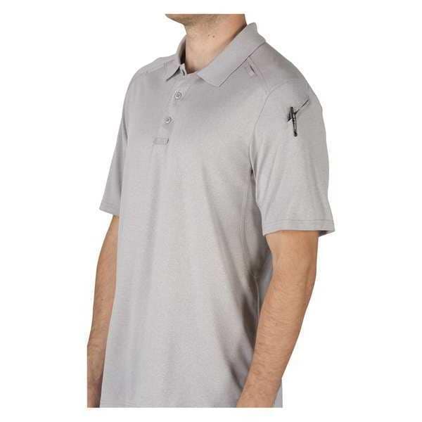 Helios Polo, XL, Heather Gray