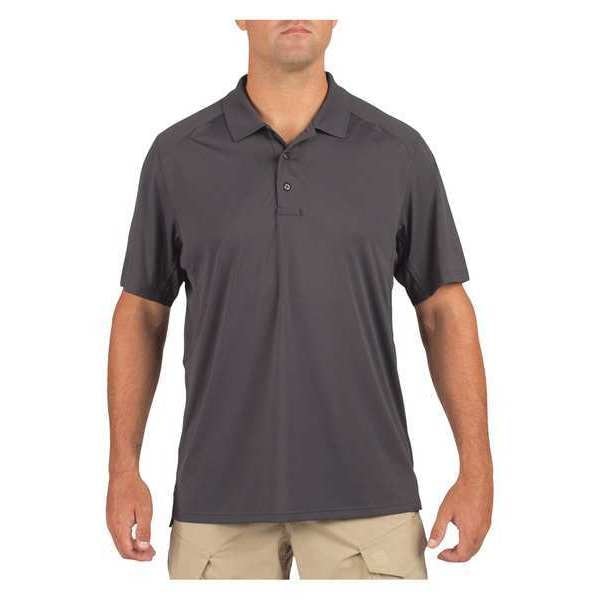 Helios Polo, L, Charcoal