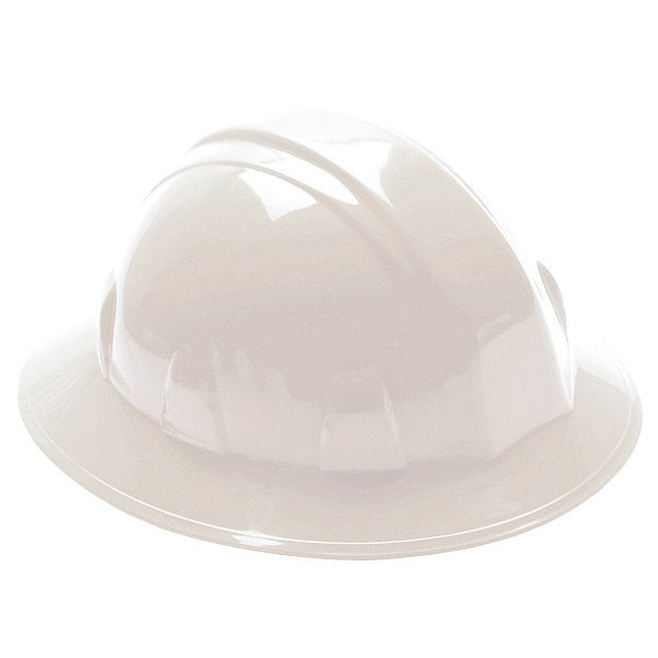Full Brim Hard Hat, SL Series, Type 1, Class E, Ratchet (4-Point), White
