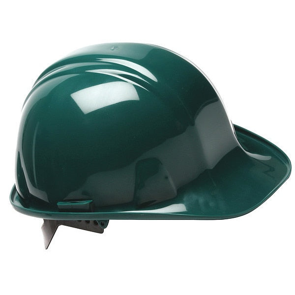Front Brim Hard Hat, Type 1, Class E, Pinlock (4-Point), Green