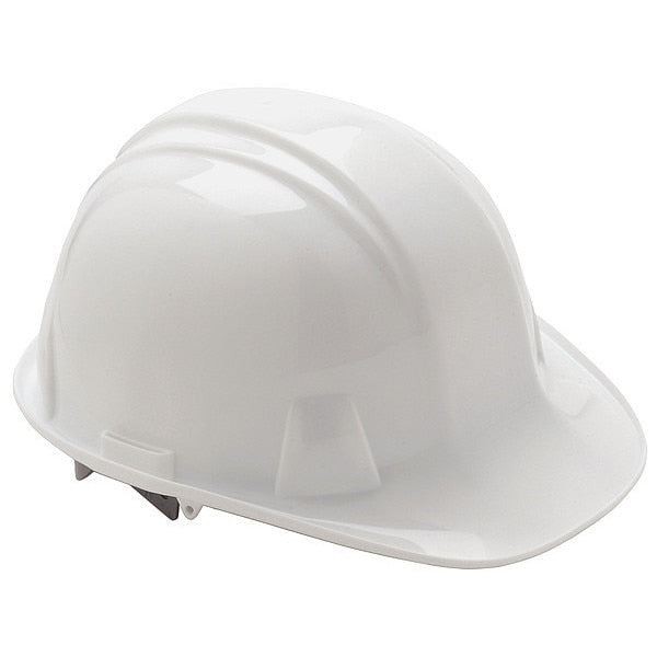 Front Brim Hard Hat, SL Series, Type 1, Class E, Ratchet (4-Point), White