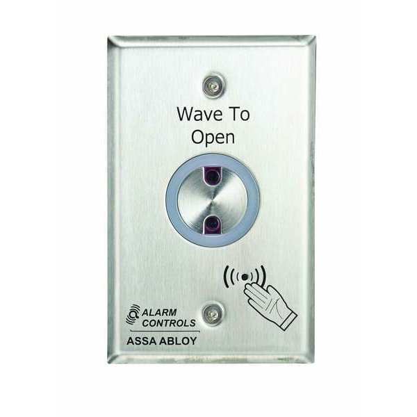 Exit Motion Sensor, Single Gang, Silver